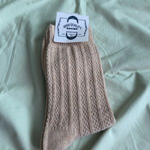 Natural Comfort High Quality Socks One Size Tan
